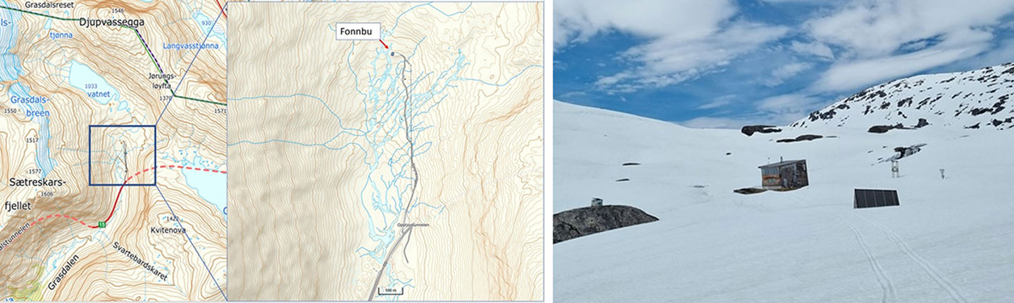 Kart og bilde av Fonnbu